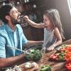 Financially secured family enjoying dinner.